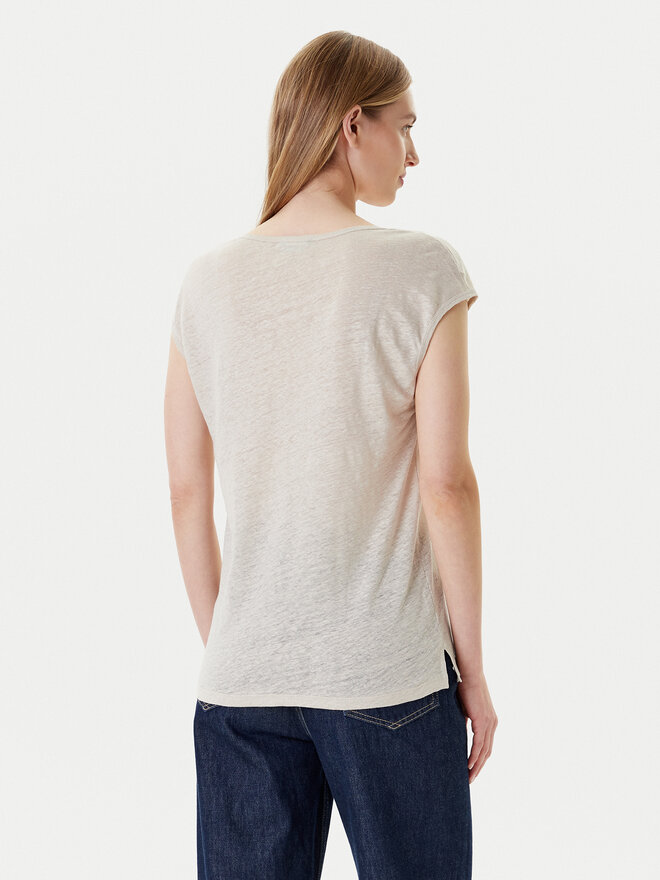United Colors Of Benetton United Colors Of Benetton Majica 37UJE16B1 Bež Regular Fit