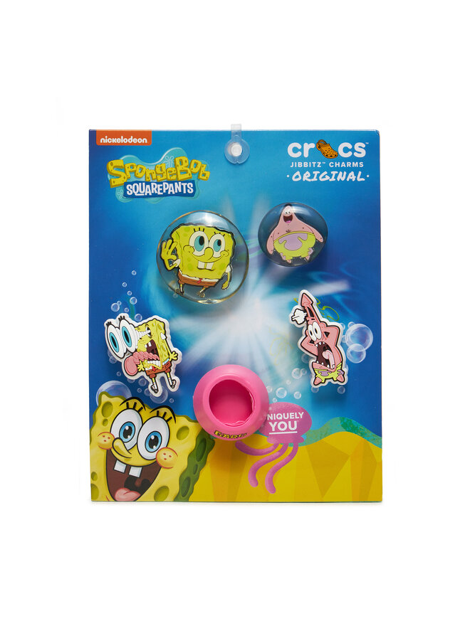 Spongebob croc charms top