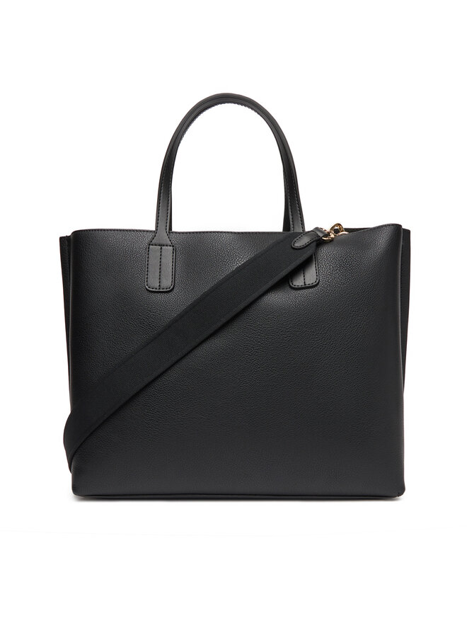 Tommy Hilfiger Τσάντα Tommy Hilfiger Th Distinct Satchel AW0AW17463 Μαύρο