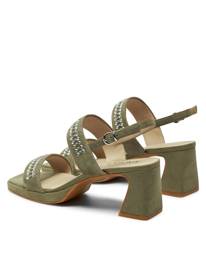 Caprice Sandały Caprice 9-28315-42 Khaki