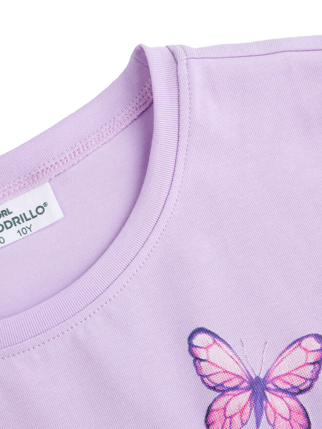 Coccodrillo Coccodrillo Marškinėliai WC5143218VGD Violetinė Regular Fit