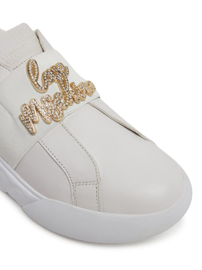 LOVE MOSCHINO Sneakersy LOVE MOSCHINO JA15064G1MIA610A Biały