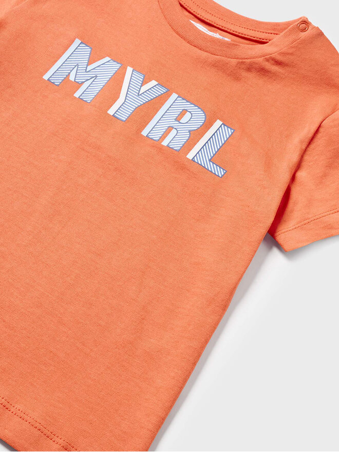 Mayoral Mayoral Marškinėliai 106 Oranžinė Regular Fit