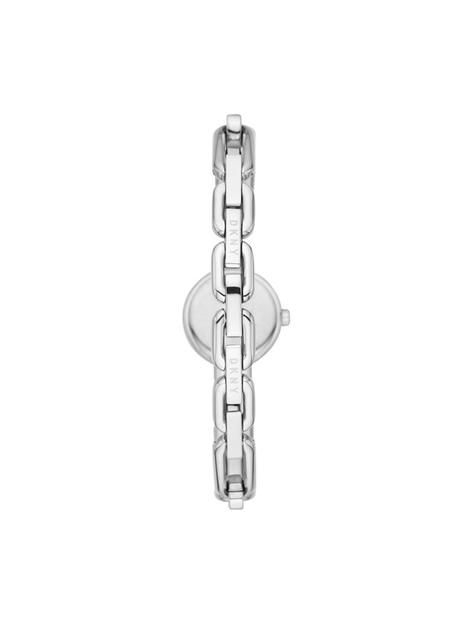 DKNY Zegarek DKNY Round Uptown NY2913 Srebrny