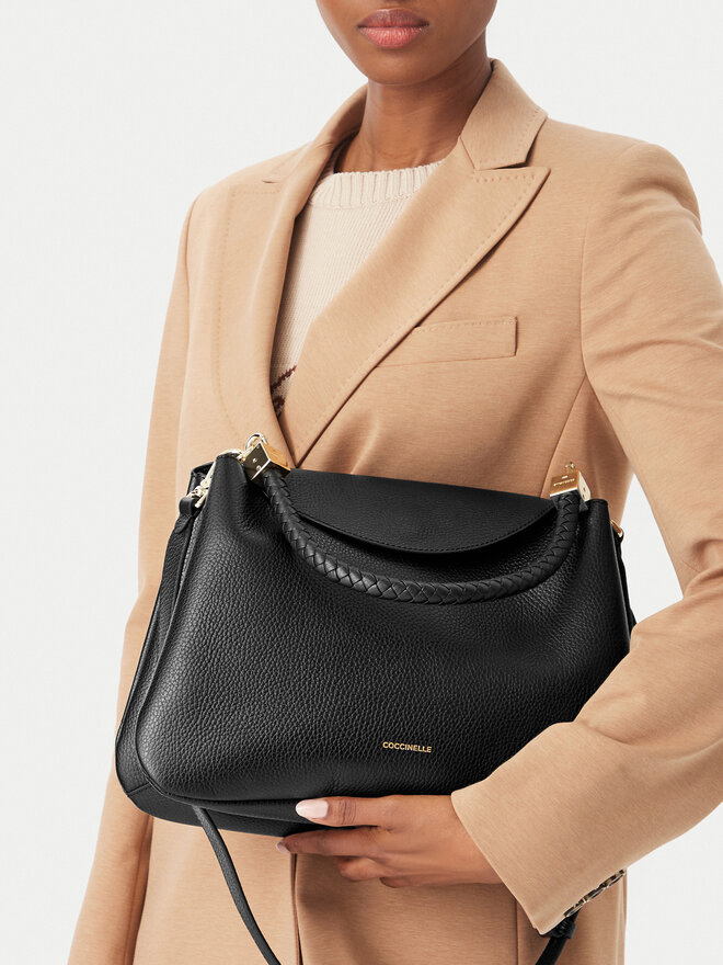 Coccinelle Handtasche Coccinelle VCK Coccinelletiggy E1 VCK 18 01 01 Schwarz