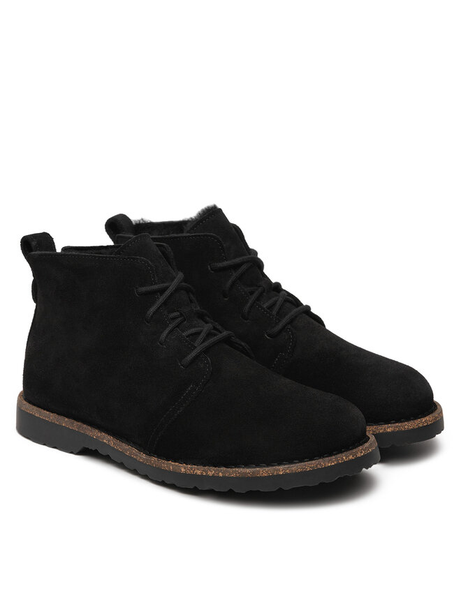 Birkenstock Schnürschuhe Birkenstock Uppsala Mid Shearling 1028141 Schwarz