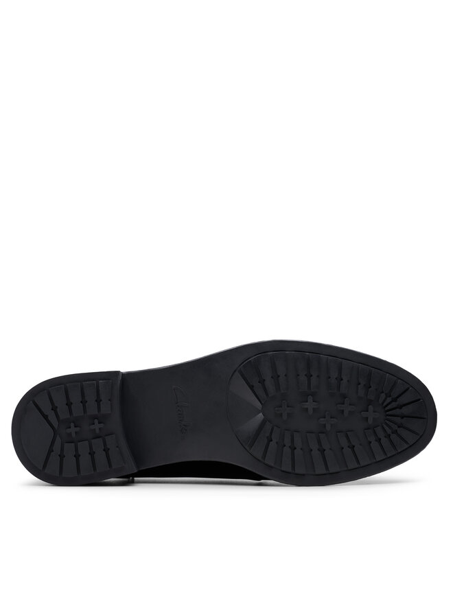 Clarks Čevlji brez vezalk Clarks Havisham Edge 26178704 Črna