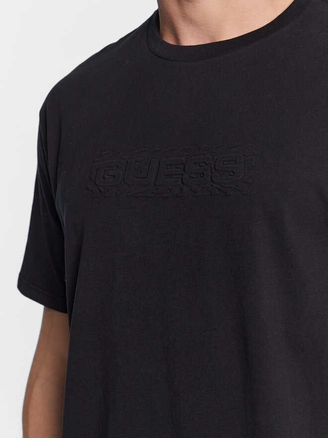 Guess Guess T-Shirt Zebra Logo M3GI58 KBDL0 Μαύρο Regular Fit