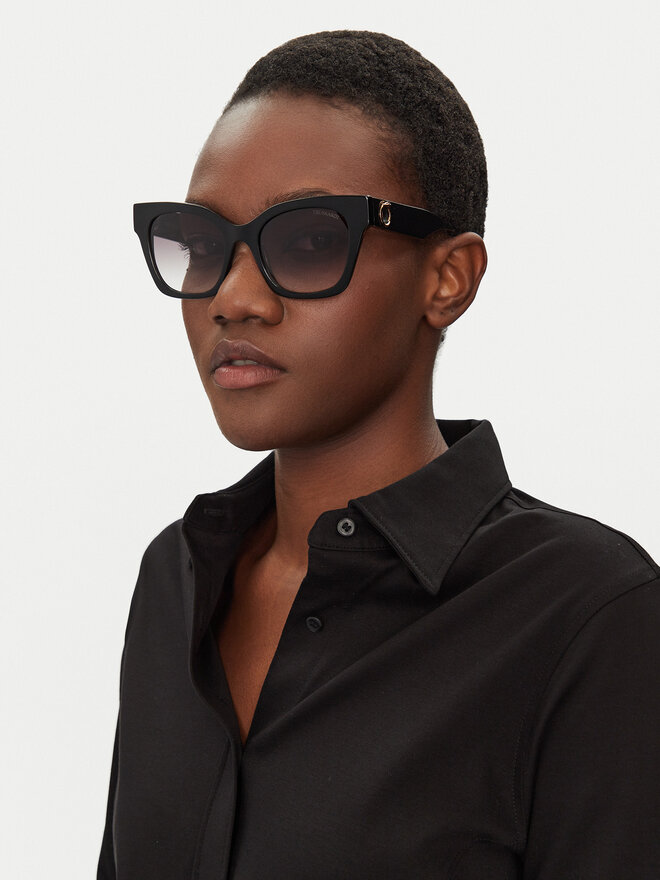 Trussardi Okulary przeciwsłoneczne Trussardi TSW9056 Czarny