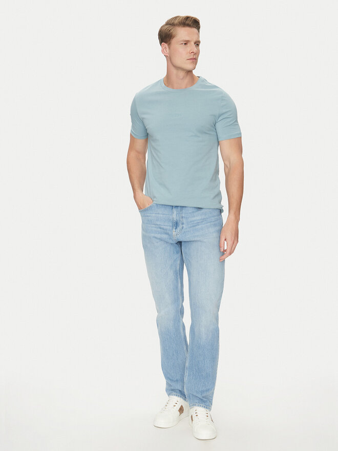 Guess Guess Marškinėliai M2YI72 I3Z14 Mėlyna Regular Fit
