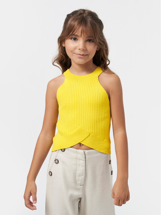Mayoral Mayoral Felső 6023 Sárga Slim Fit