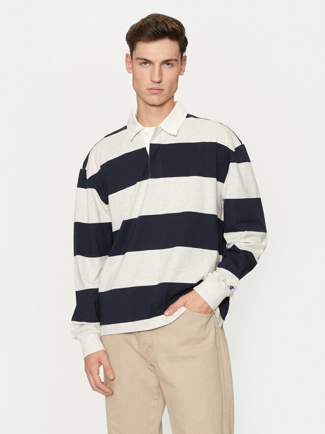 Champion Champion Поло 220438 Сірий Loose Fit