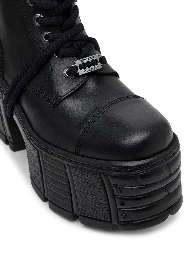 NEW ROCK Schnürschuhe NEW ROCK M-TM001-C4 Schwarz