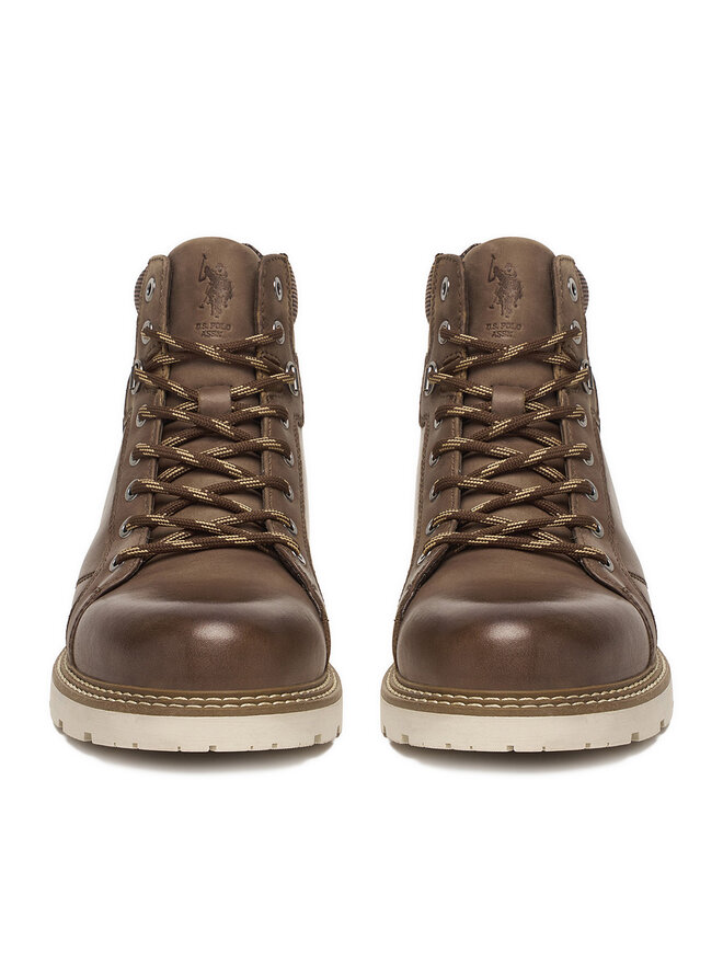 U.S. Polo Assn. Schnürschuhe U.S. Polo Assn. EO-PATRIZ003M/ELN1 Braun