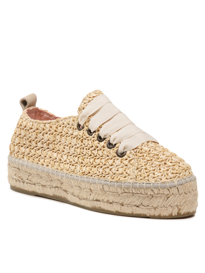 Manebi Espadrilles Manebi Lace-Up Espadrilles V 2.7 E0 Beige