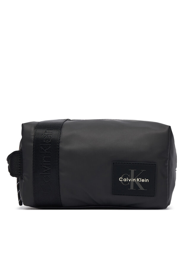 Calvin Klein Kosmetiktasche Calvin Klein Rubberized Dopp Kit LV04D1293G Schwarz