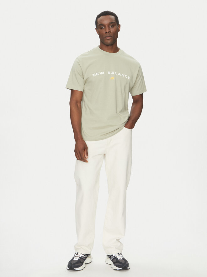 New Balance New Balance T-Shirt Reimagined Graphic MT51506 Grün Relaxed Fit