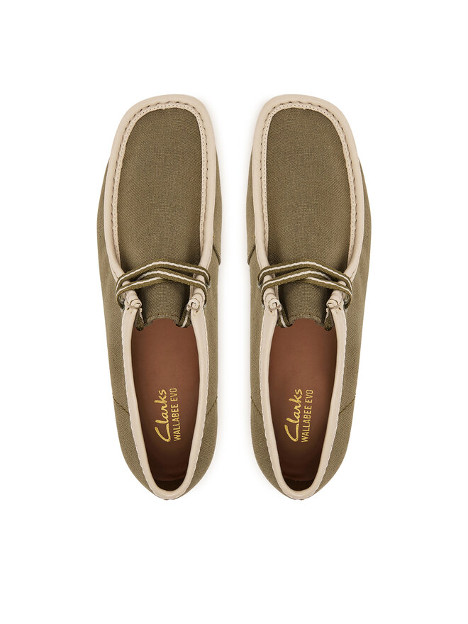 Clarks Туфлі Clarks Wallabee EVO 26186172 Зелений