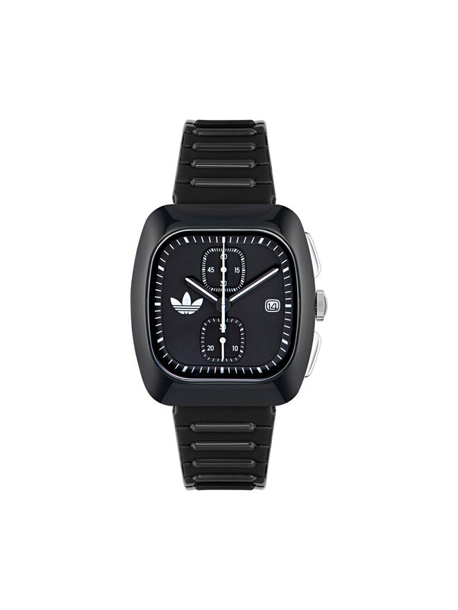 adidas Zegarek adidas Retro Wave Two Chrono AOSY24533 Czarny