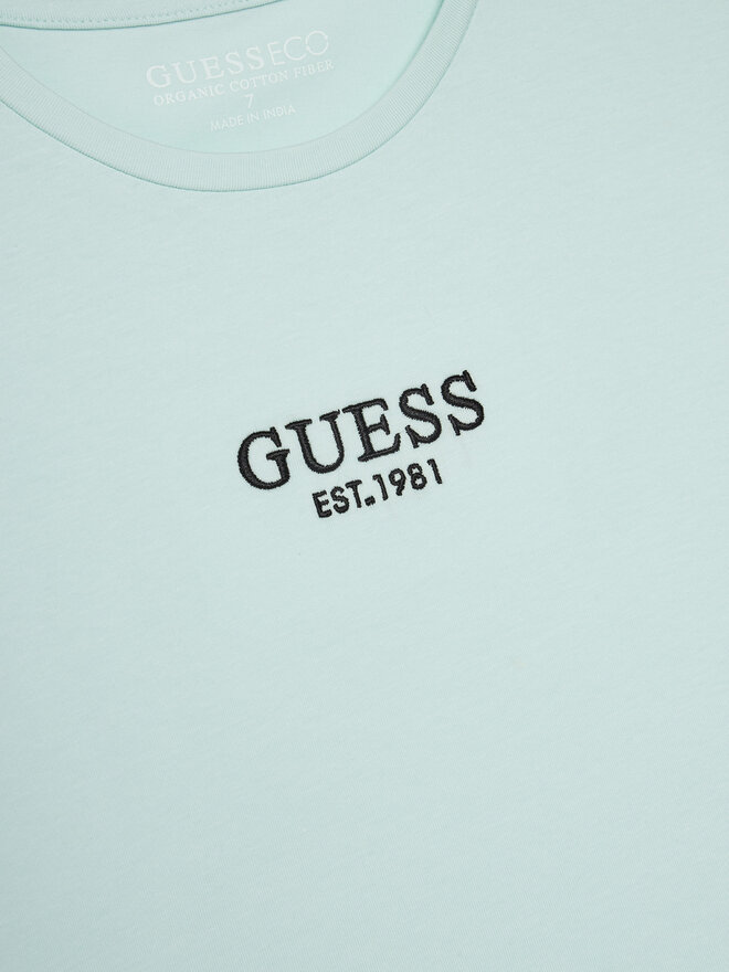 Guess Guess Camiseta J4BI34 J1314 Celeste Boxy Fit