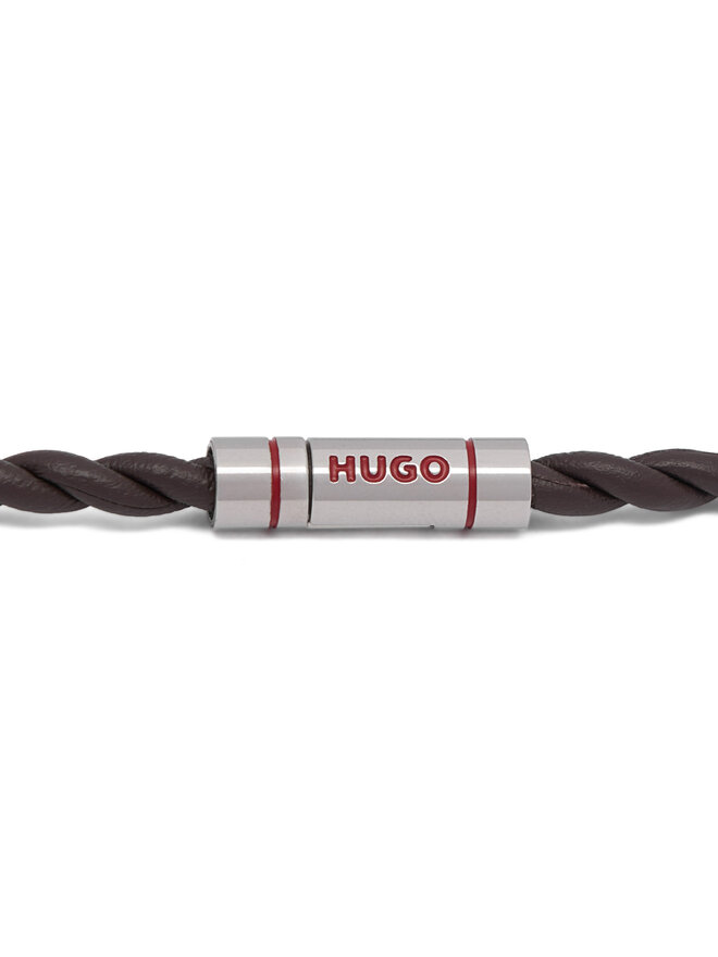 HUGO Armband HUGO E-Doublebraid4 50552596 Braun