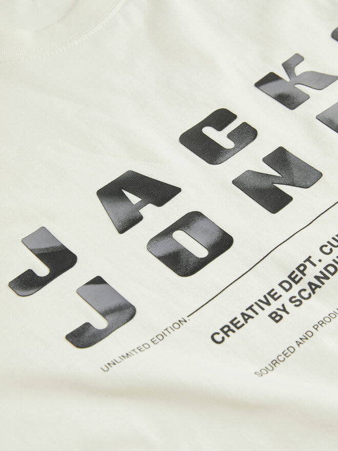 Jack&Jones Jack&Jones T-Shirt Recharge 12274716 Beige Relaxed Fit