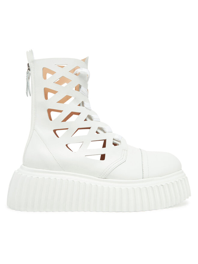 AGL Botine AGL Viggy D751517PGKI034B775 Alb