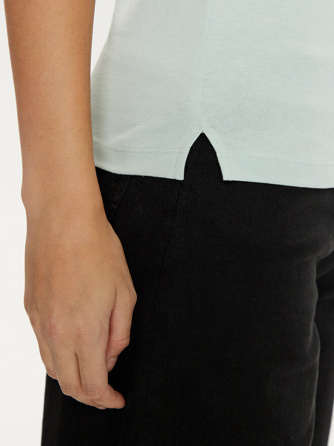 Guess Guess Marškinėliai W1YI1B I3Z14 Žalia Slim Fit
