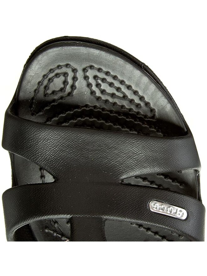 Crocs cyprus v heel black hot sale