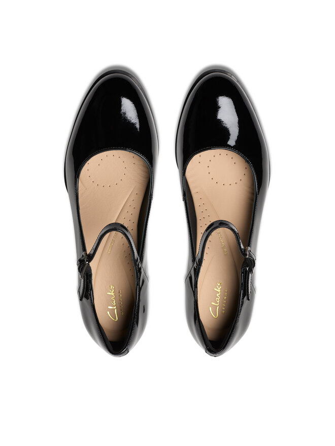 Clarks Félcipő Clarks Freva 55 Strap 26181337 Fekete