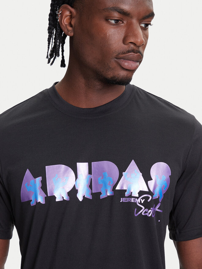 adidas adidas T-Shirt Jeremy Scott JL7620 Μαύρο Regular Fit