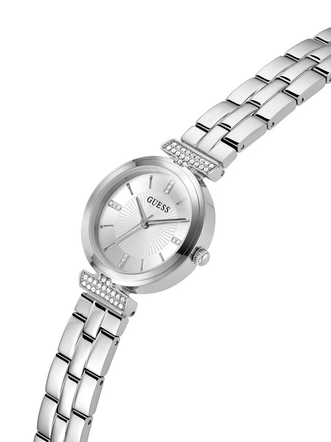 Guess Zegarek Guess GW0762L1 Srebrny