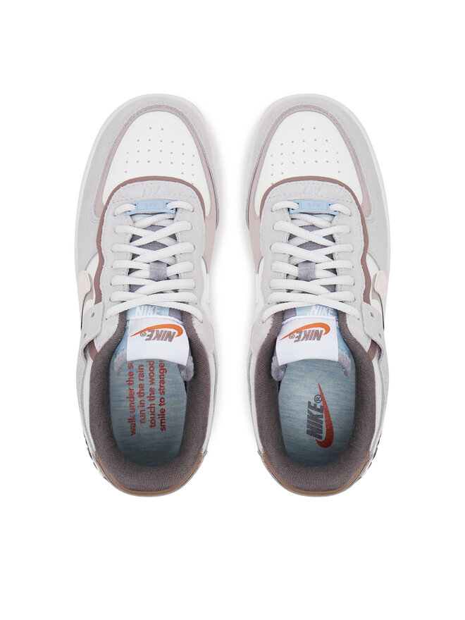 Nike Sneakersy Nike W Air Force 1 Shadow DO7449 Écru