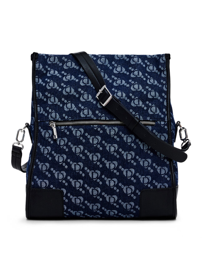 Desigual Handtasche Desigual Arco Lovert 24WAXA38 Dunkelblau