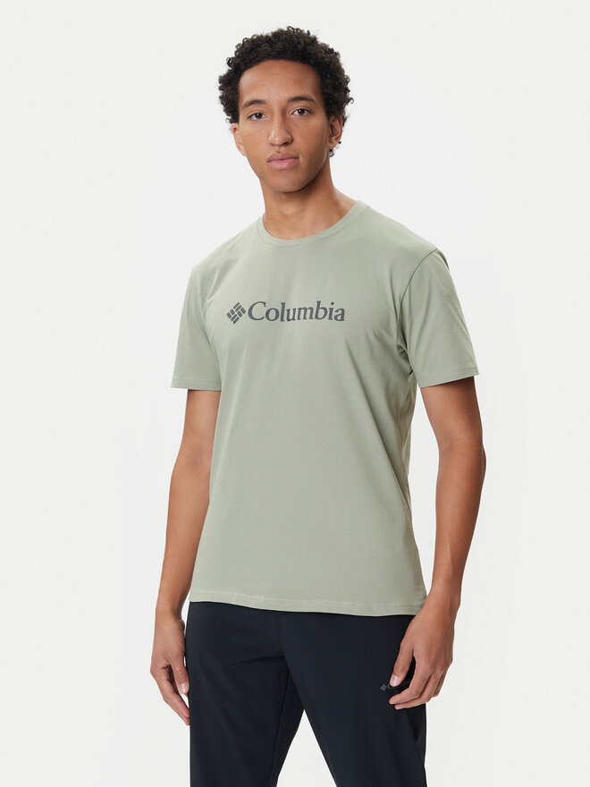 Columbia Columbia Marškinėliai Csc Basic Logo™ 1680053 Žalia Regular Fit
