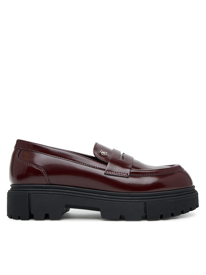 Calvin Klein Półbuty Calvin Klein Scarpa Bassa V4A4-83130-1453 Bordowy