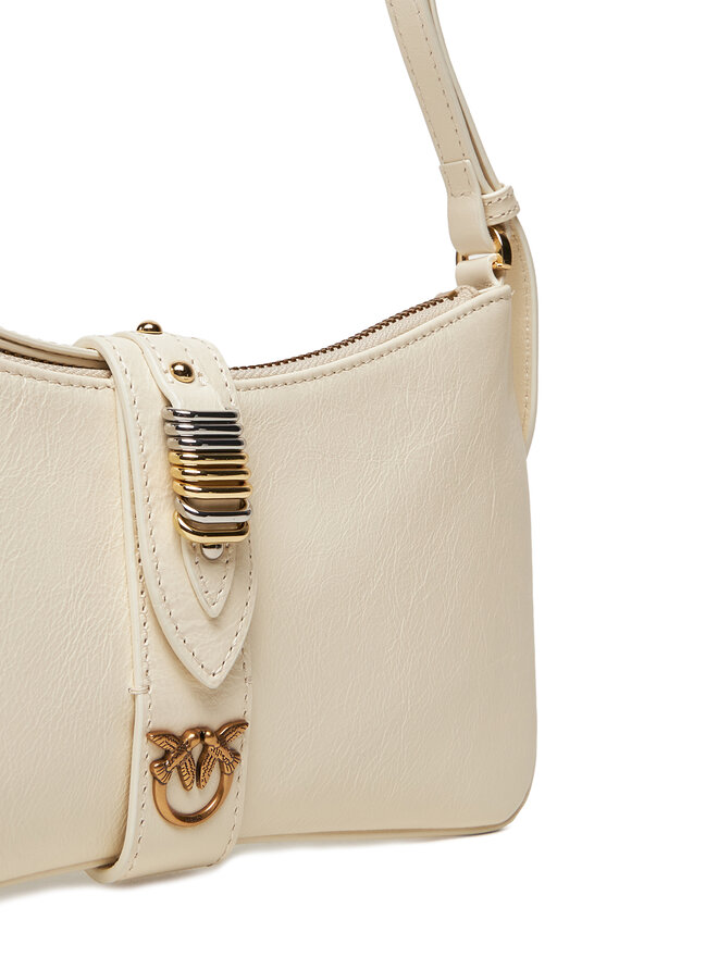PINKO Kabelka PINKO Arthemis Shoulder Mini . AI 24-25 PLTT 103512 A29V Écru