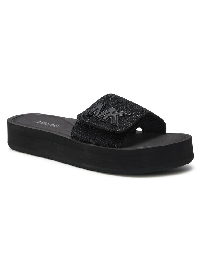 Klapki MICHAEL Michael Kors Platform Slide 40S1MKFA1D Czarny eobuwie .pl