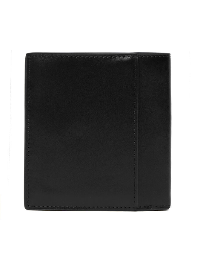 Calvin Klein Novčanik Calvin Klein Plaque Slim Trifold W Coin + Car LV04D1137G Crna