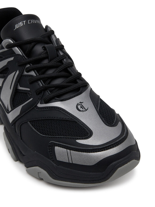 Just Cavalli Sneakersy Just Cavalli 78QA3SH6 ZSC49 Černá