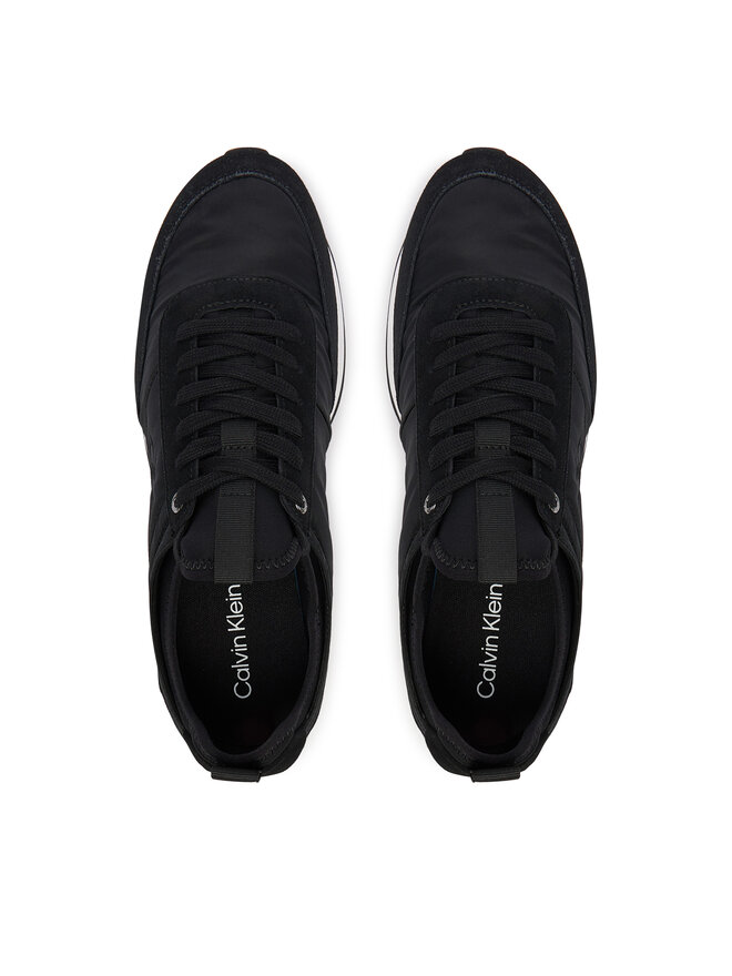 Calvin Klein Jeans Sneakers Calvin Klein Jeans Retro Runner Sock Laceup Mix YM0YM01414 Schwarz