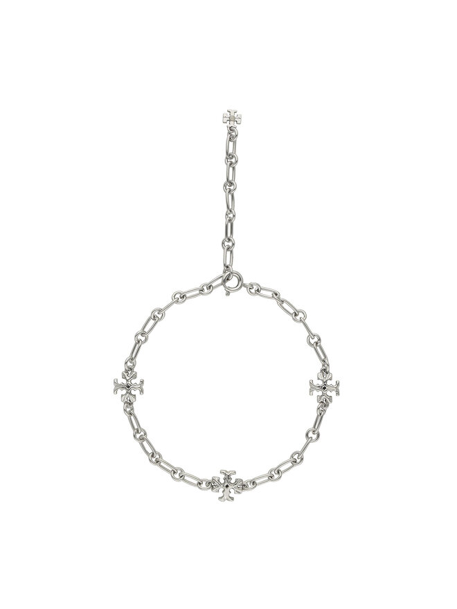 Tory Burch Браслет Tory Burch Roxanne Chain Delicate Bracelet 84969 Срібний