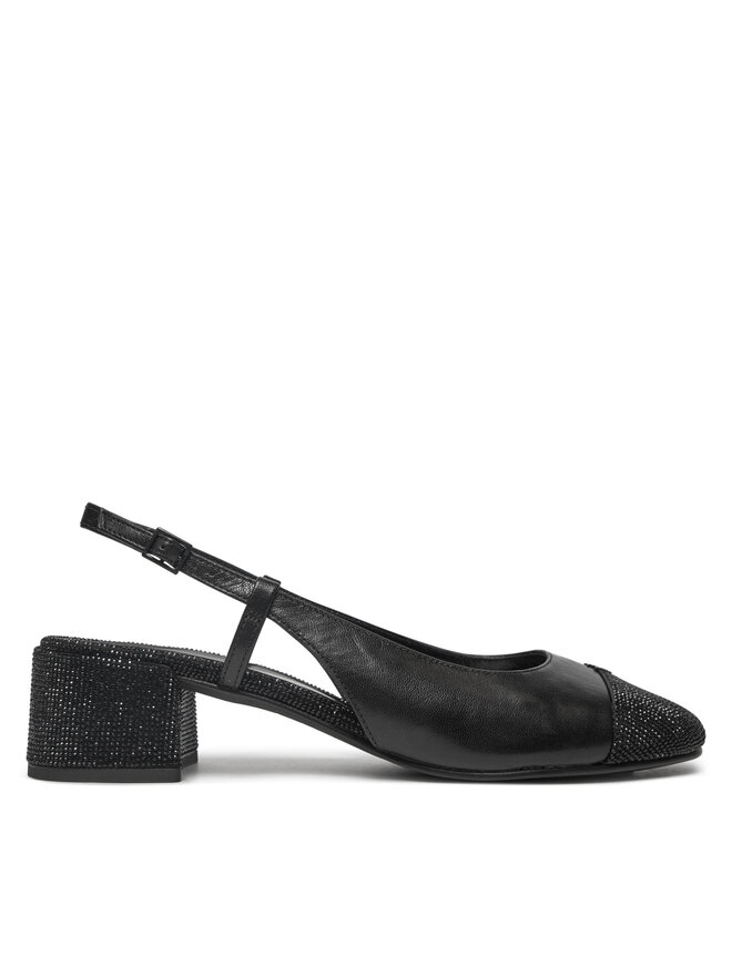 Tory Burch Sandále Tory Burch Cap-Toe Pave Singback Pump 160256 Čierna