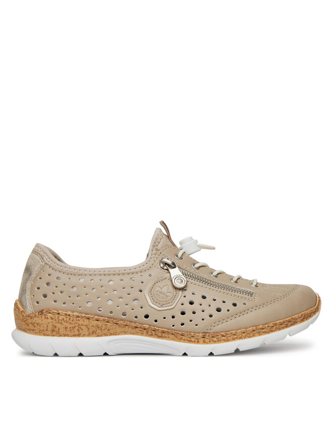 Rieker Sneakersy Rieker N42P6-62 Beżowy