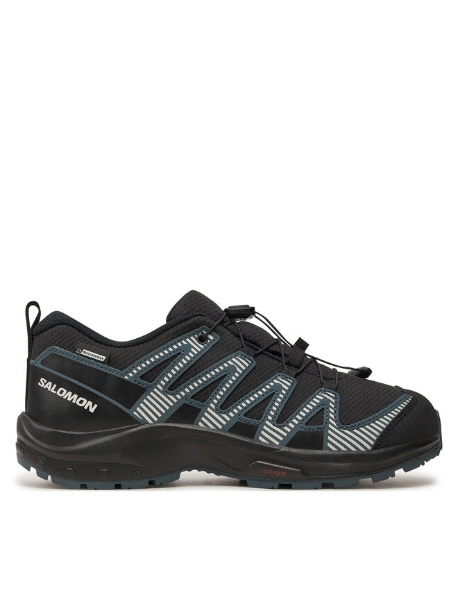 Trekkingschuhe Salomon Xa Pro V8 Waterproof L47568000 Schwarz eschuhe