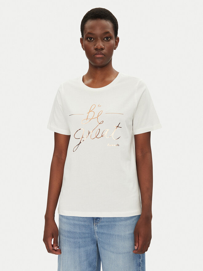 Fransa Fransa T-Shirt 20615334 Weiß Regular Fit