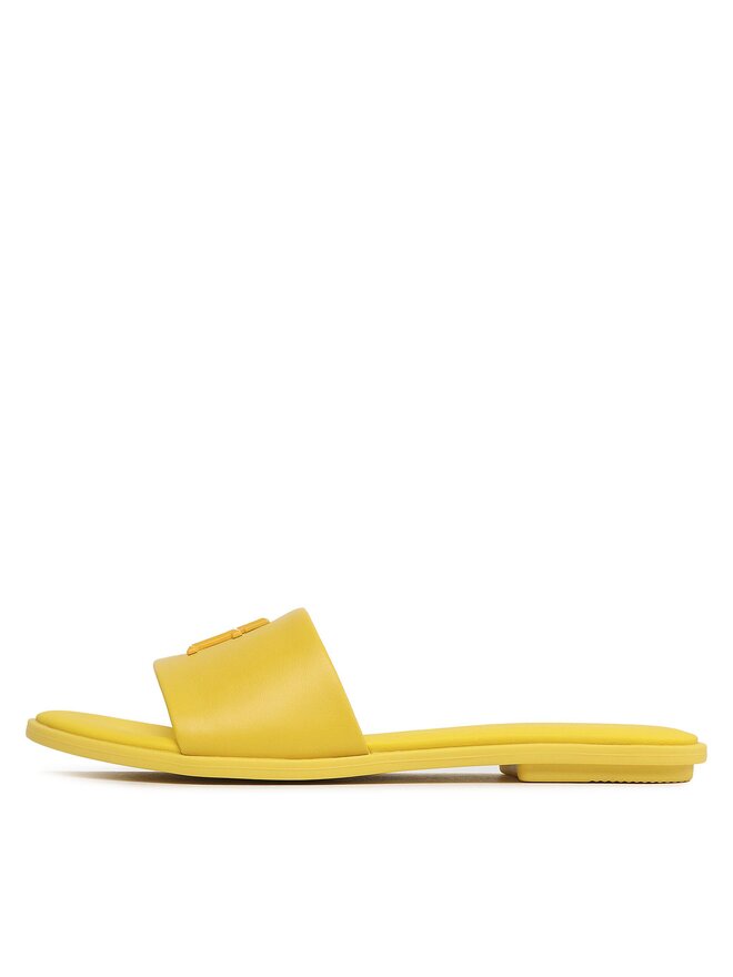 Tommy Hilfiger Pantoletten Tommy Hilfiger Th Pop Mule FW0FW07097 Gelb