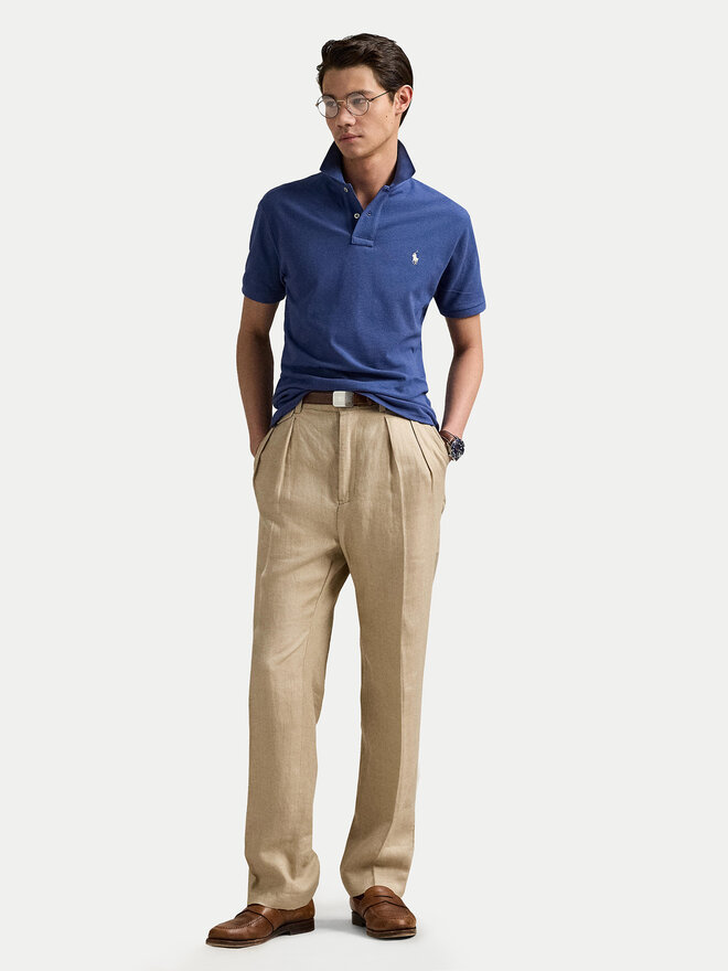 Polo Ralph Lauren Polo Ralph Lauren Поло 710536856460 Голубий Slim Fit