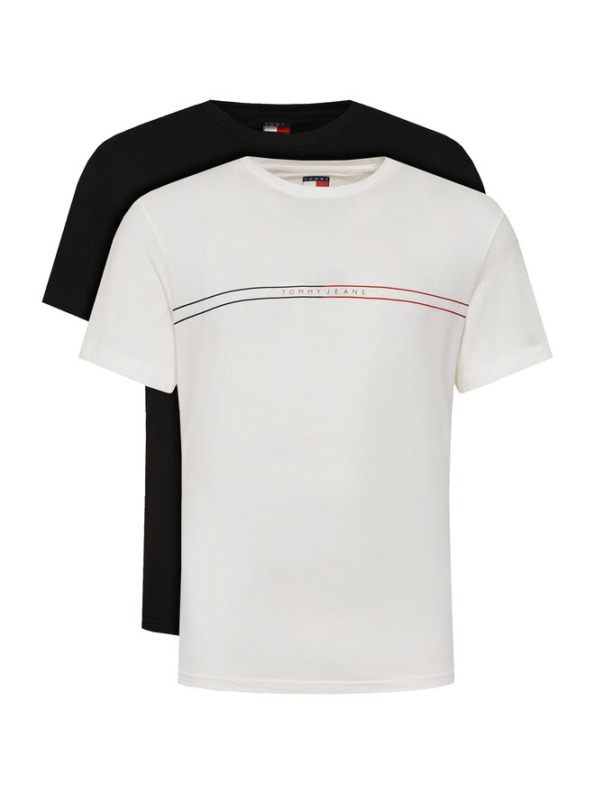 Tommy Jeans Tommy Jeans 2er-Set T-Shirts Entry Graphic DM0DM21902 Bunt Slim Fit