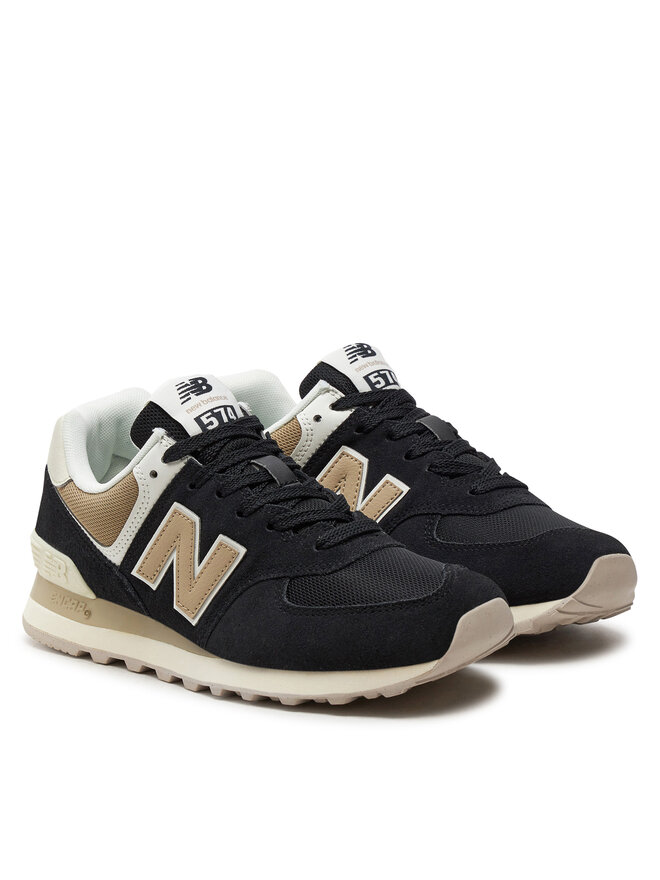 Sneakersy New Balance WL574DK2 Czarny | eobuwie.com.pl
